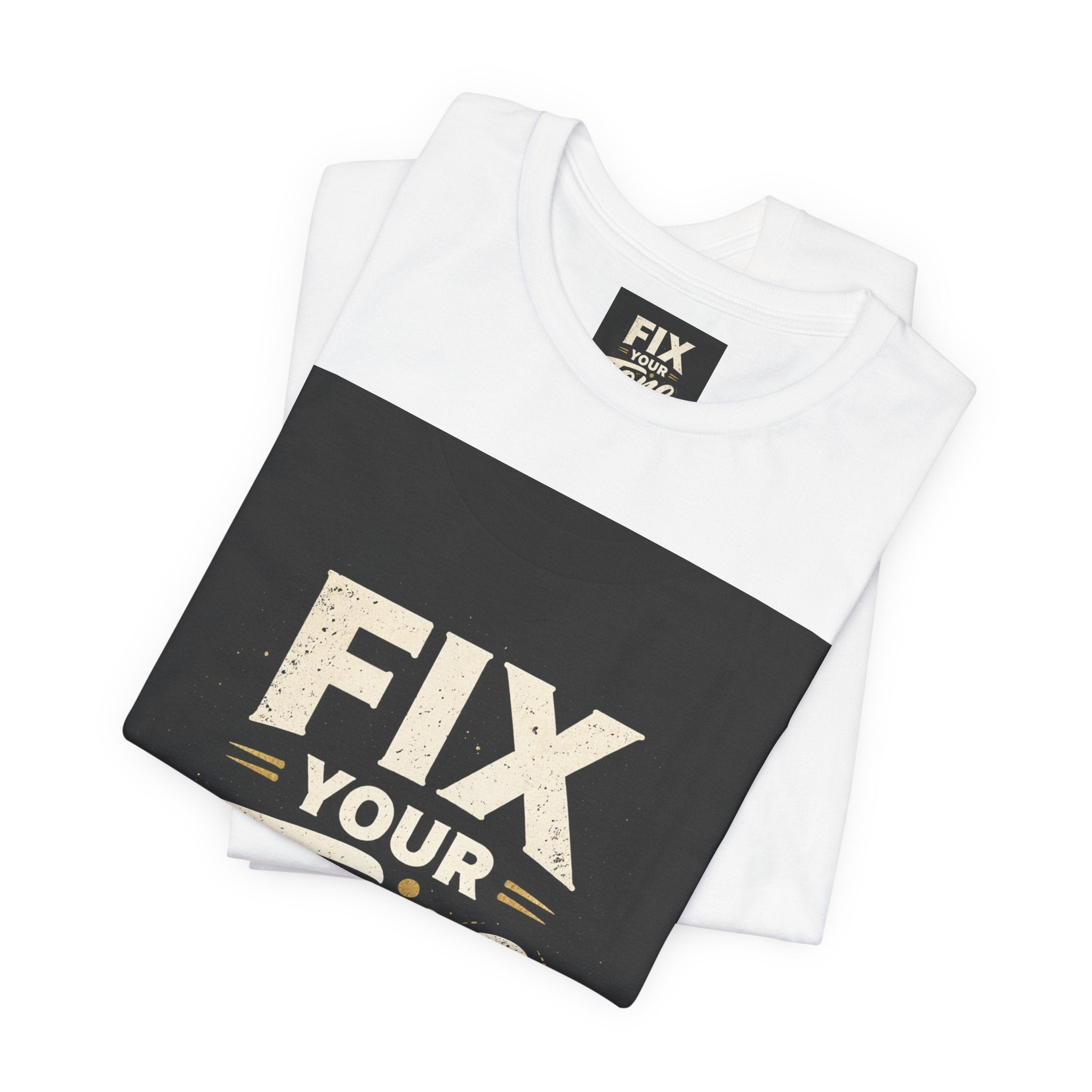 Fix Your Tone Graphic Tee — Vintage Typography Music-Inspired Shirt
